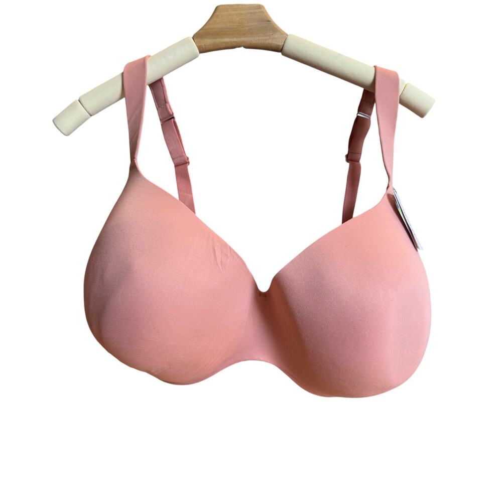 Auden Women's Plus Size Pink Adjustable Strap Underwire Bra - Size 46DDD - NWT